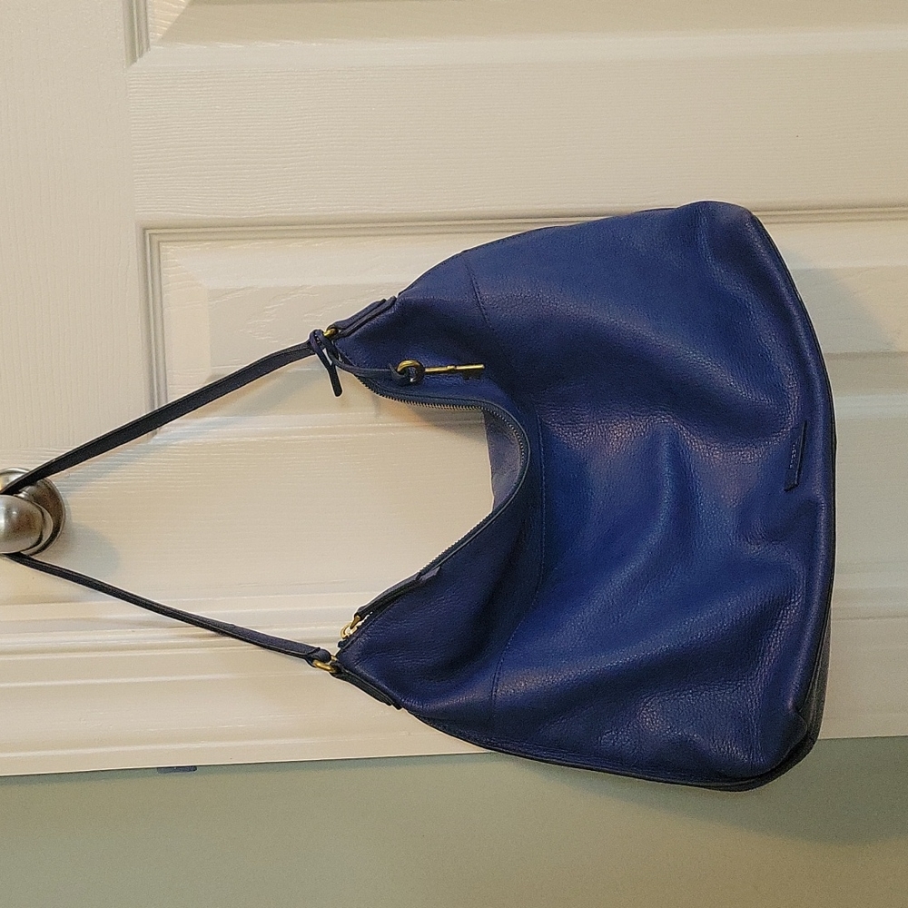 Fossil blue handbag
